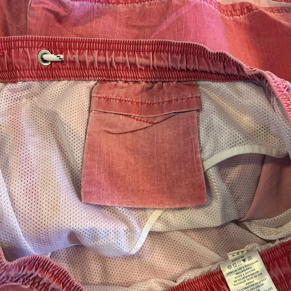Vineyard Vines Island Trunks- Dusty Coral Red Pull-On 7in Shorts